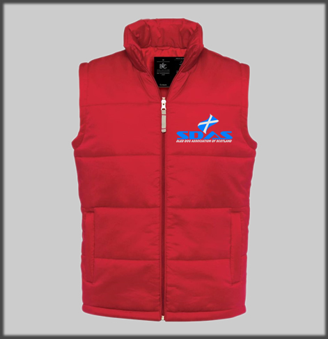 SDAS Male Padded Gilet